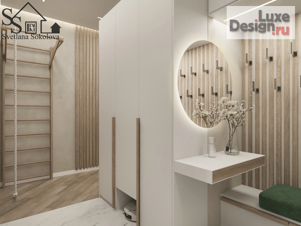 Дизайн интерьера спальни "Прихожая ЖК Зелёная река" (фото 3)