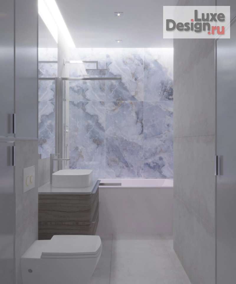 Дизайн интерьера однокомнатной квартиры "ЖК Два капитана" (фото 5)