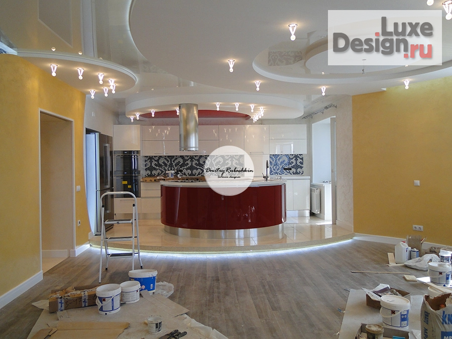 Дизайн интерьера четырехкомнатной квартиры "Дизайн квартиры 140м2" (фото 1)