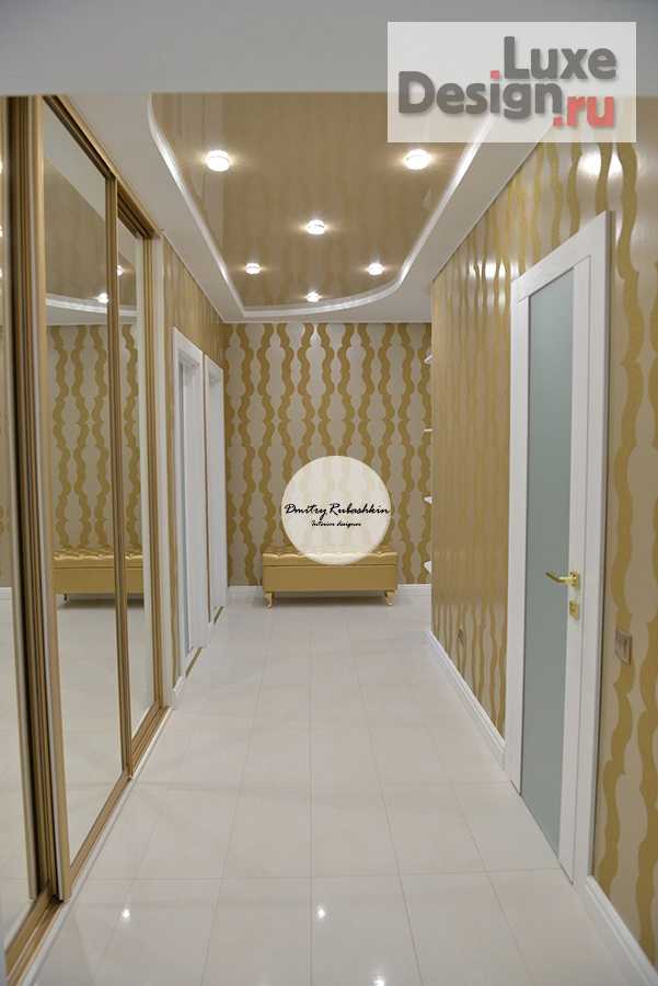 Дизайн интерьера трехкомнатной квартиры "Дизайн квартиры 100м2" (фото 1)