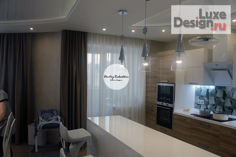 Дизайн интерьера четырехкомнатной квартиры "Дизайн квартиры 145м2" (фото 1)