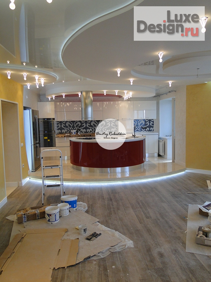 Дизайн интерьера четырехкомнатной квартиры "Дизайн квартиры 140м2" (фото 3)