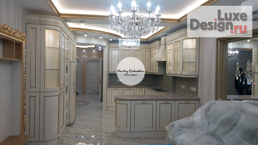 Дизайн интерьера четырехкомнатной квартиры "Дизайн квартиры 150м2" (фото 4)