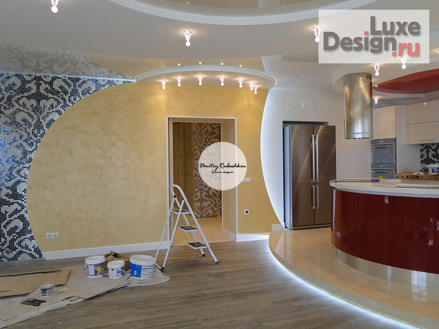 Дизайн интерьера четырехкомнатной квартиры "Дизайн квартиры 140м2" (фото 5)