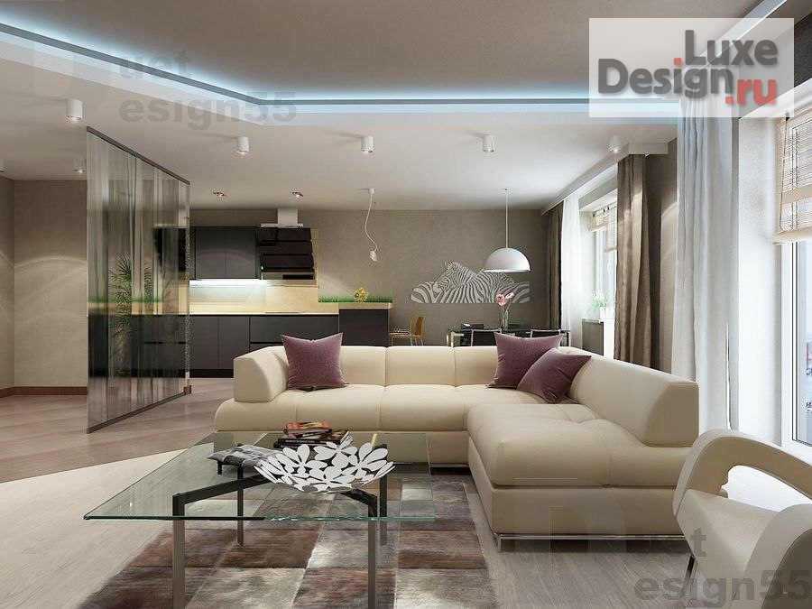 Дизайн интерьера гостиной "Дизайн гостиной" (фото 4)