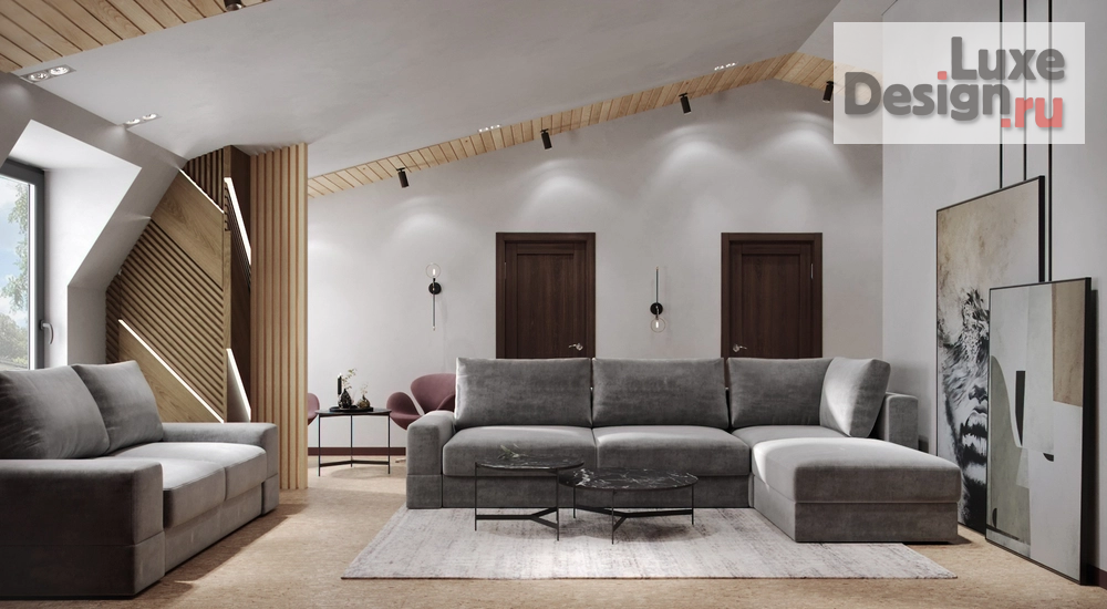 Дизайн интерьера таунхауса "Таунхаус для молодой и амбициозной девушки" (фото 3)