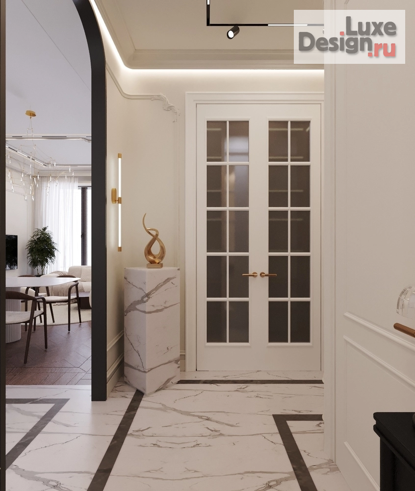 Дизайн интерьера трехкомнатной квартиры "дизайн проект под ключ" (фото 2)