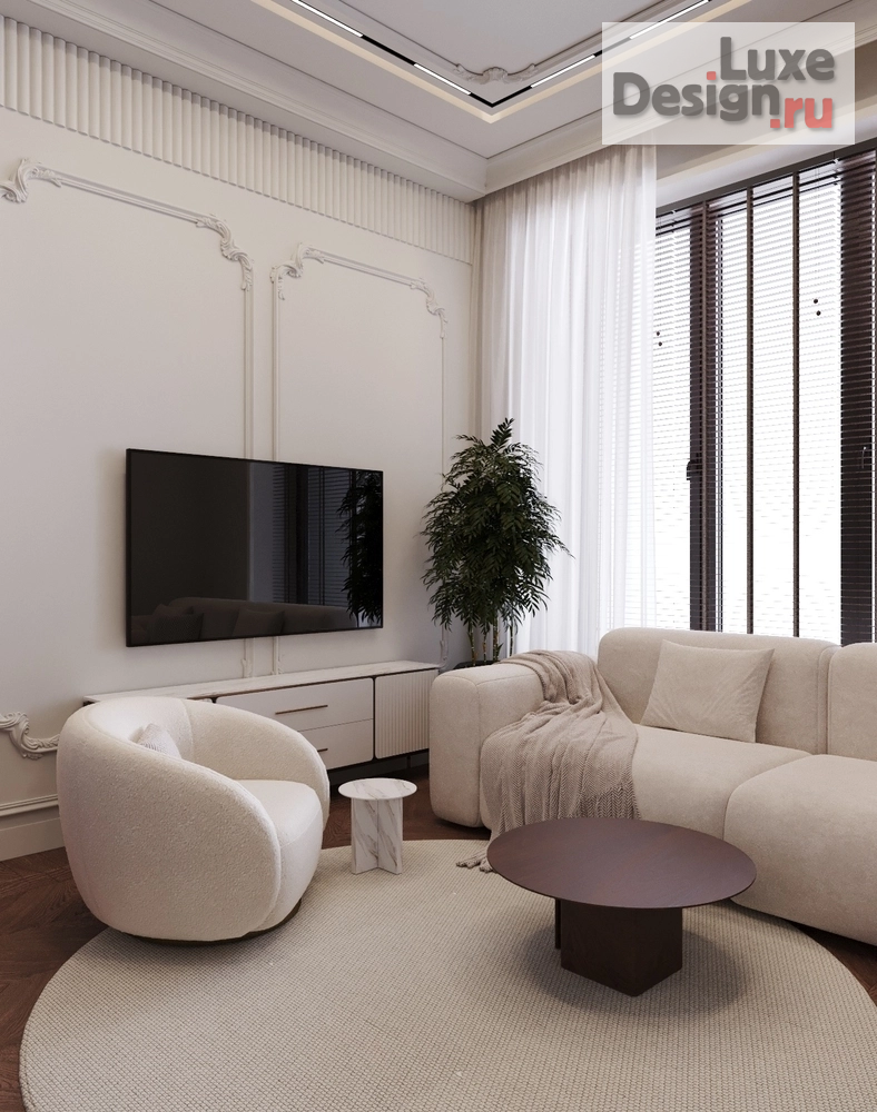 Дизайн интерьера трехкомнатной квартиры "дизайн проект под ключ" (фото 30)