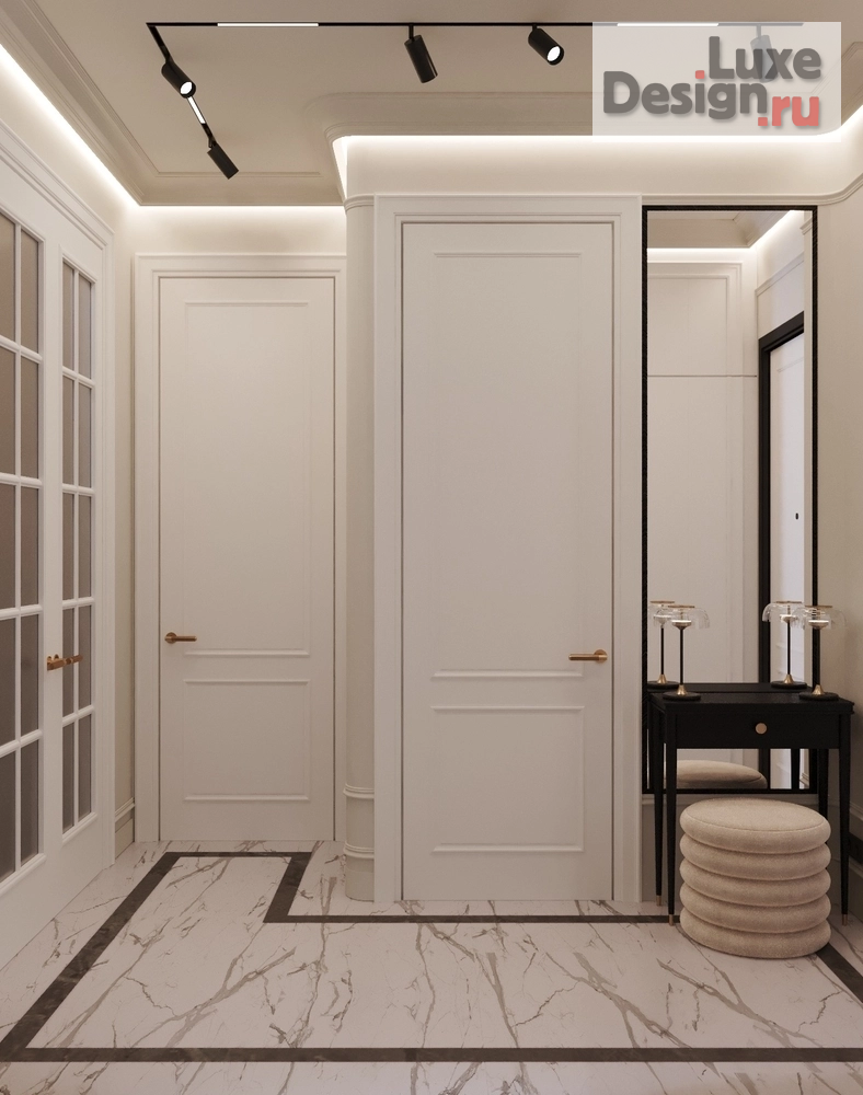 Дизайн интерьера трехкомнатной квартиры "дизайн проект под ключ" (фото 5)