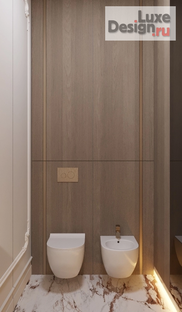 Дизайн интерьера трехкомнатной квартиры "дизайн проект под ключ" (фото 3)