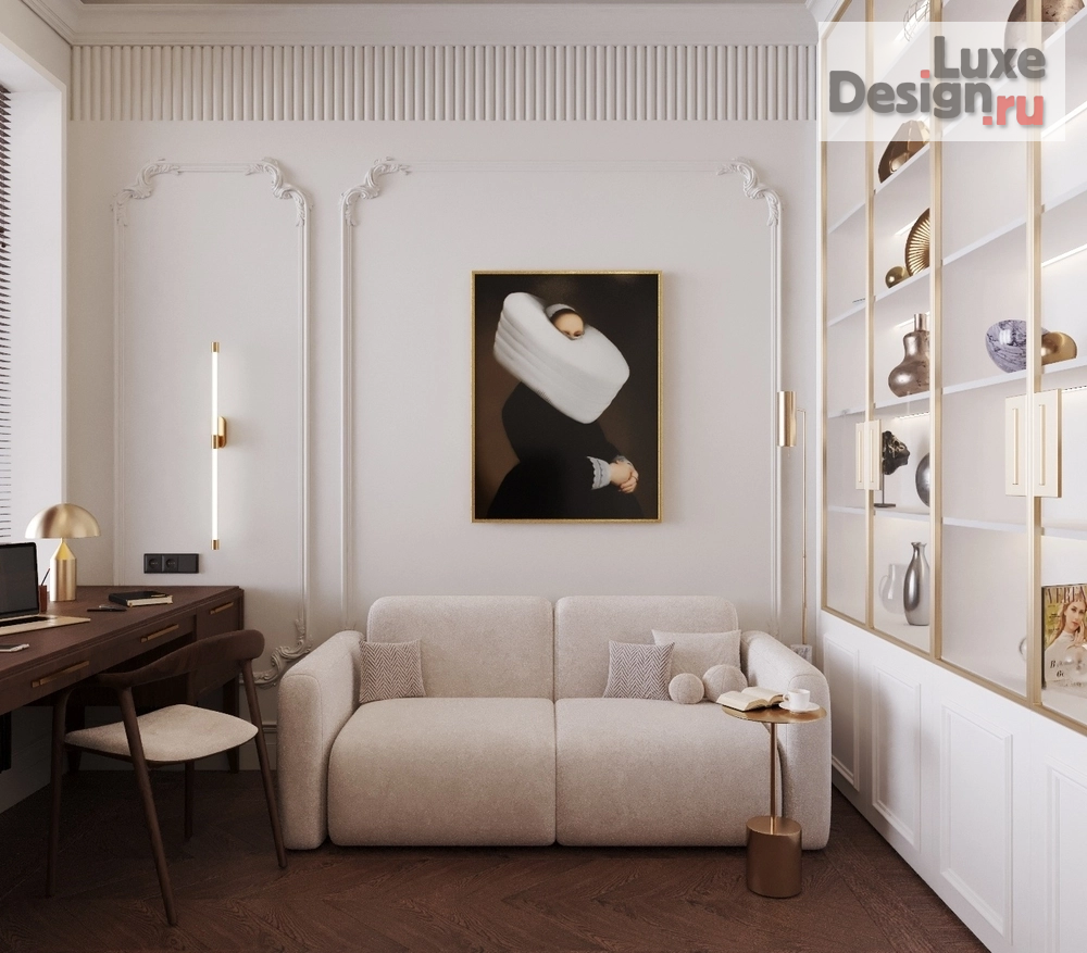 Дизайн интерьера трехкомнатной квартиры "дизайн проект под ключ" (фото 10)