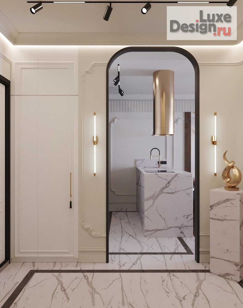 Дизайн интерьера трехкомнатной квартиры "дизайн проект под ключ" (фото 15)