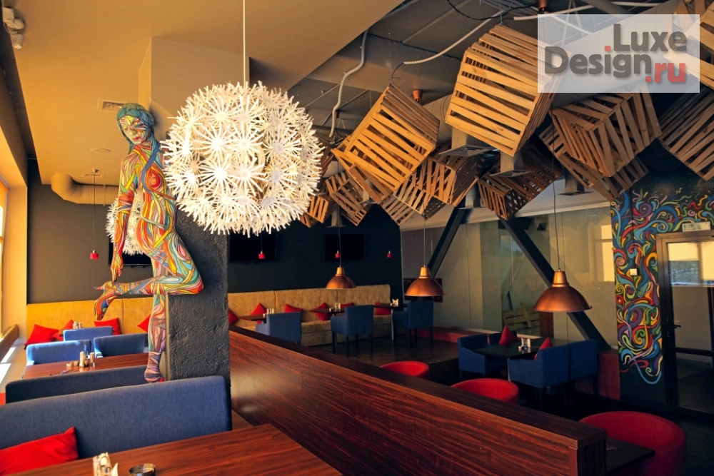 Дизайн интерьера кафе "Дизайн суши бара «MADO» г.Омск" (фото 4)