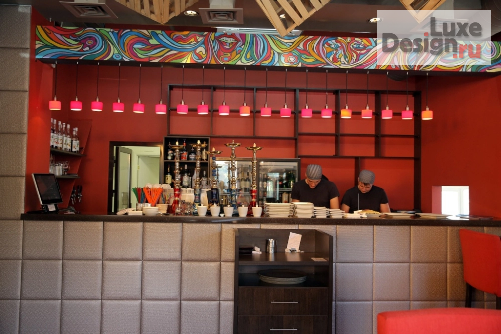 Дизайн интерьера кафе "Дизайн суши бара «MADO» г.Омск" (фото 7)