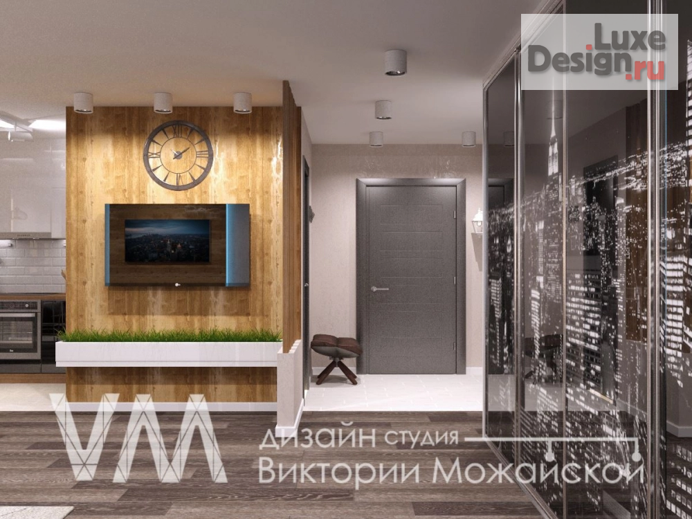 Дизайн интерьера четырехкомнатной квартиры "Проект квартиры 98 кв.м." (фото 2)