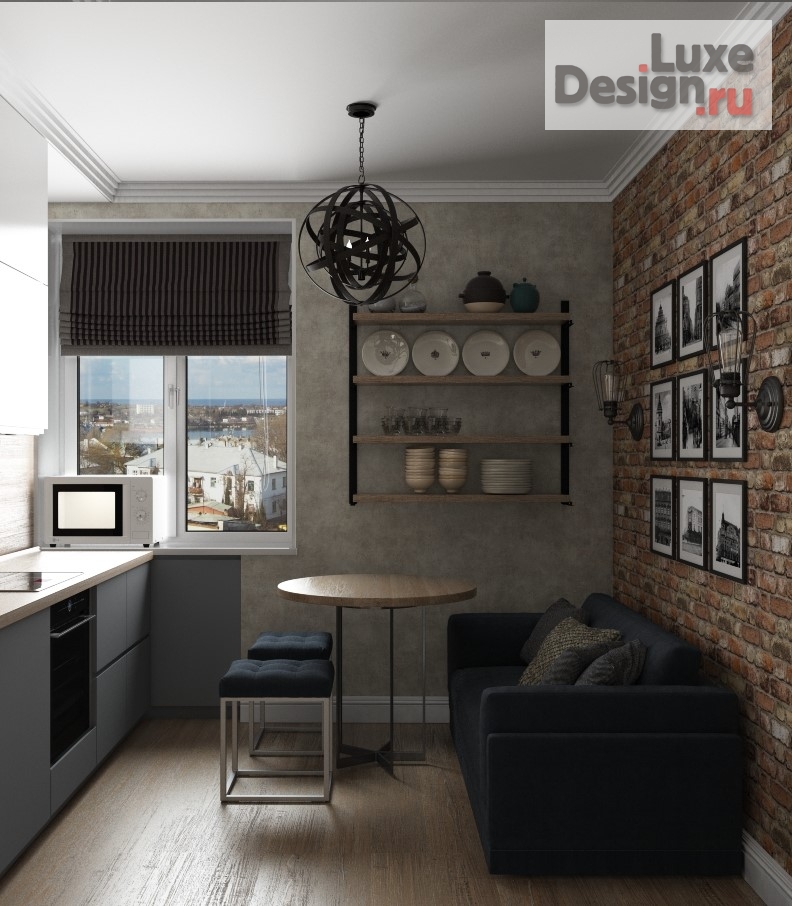 Дизайн интерьера двухкомнатной квартиры "дизайн проект квартиры в Санкт-Петербурге" (фото 6)