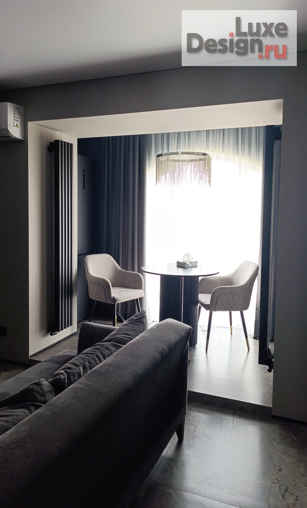 Дизайн интерьера двухкомнатной квартиры "квартира для моодой современной женщины" (фото 4)
