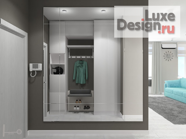 Дизайн интерьера трехкомнатной квартиры "Проект квартиры в ЖК Ласточкино гнездо 86 кв.м." (фото 6)